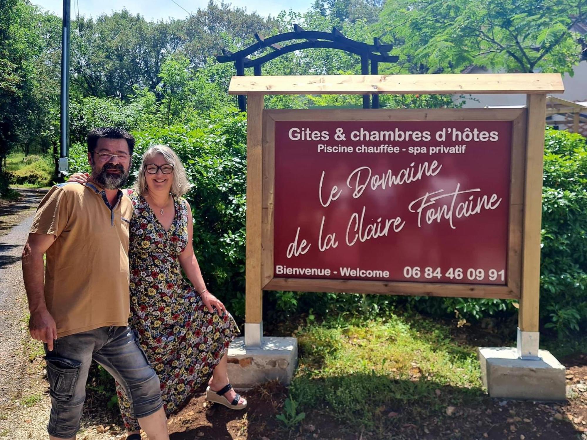 Le Domaine De La Claire Fontaine Gites -Chambres D'Hotes Montvalent Exterior foto